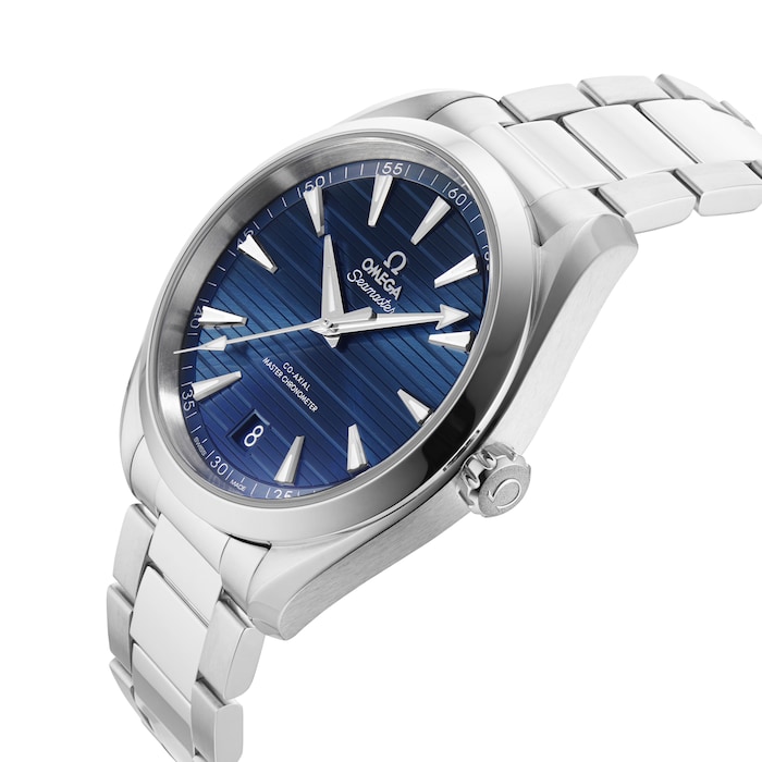 Omega Seamaster Aqua Terra Co-Axial Blue 41mm Mens Watch