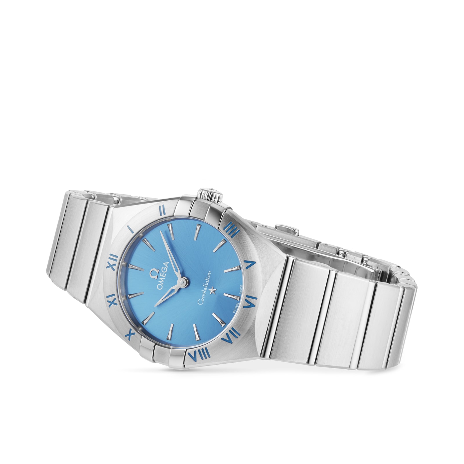 Omega ladies discount watch blue face