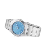 Omega Constellation Co-Axial 28mm Ladies Watch Blue