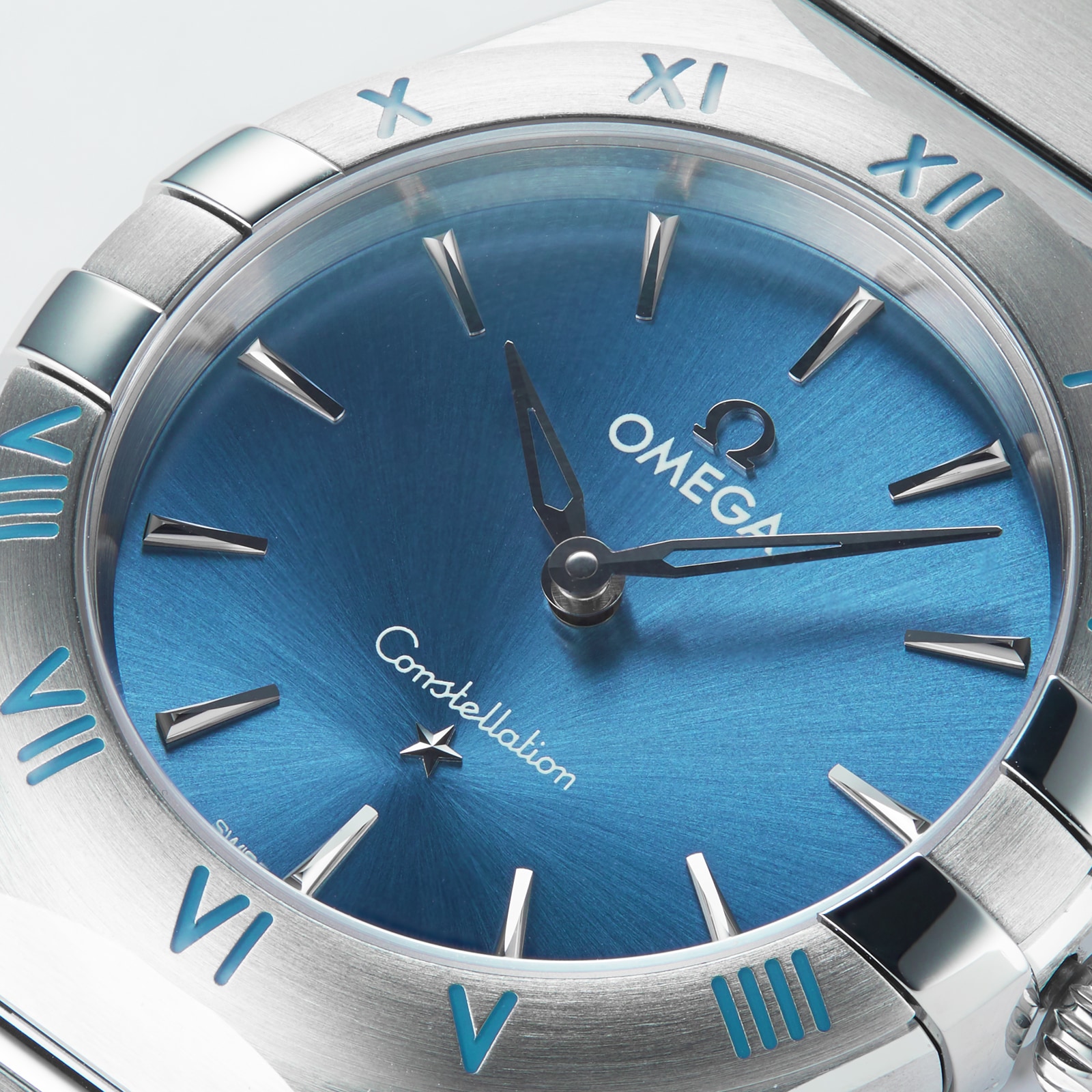 Omega Constellation 28mm Ladies Watch Blue