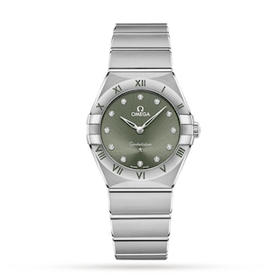 Omega Constellation Co-Axial 28mm Ladies Watch Green