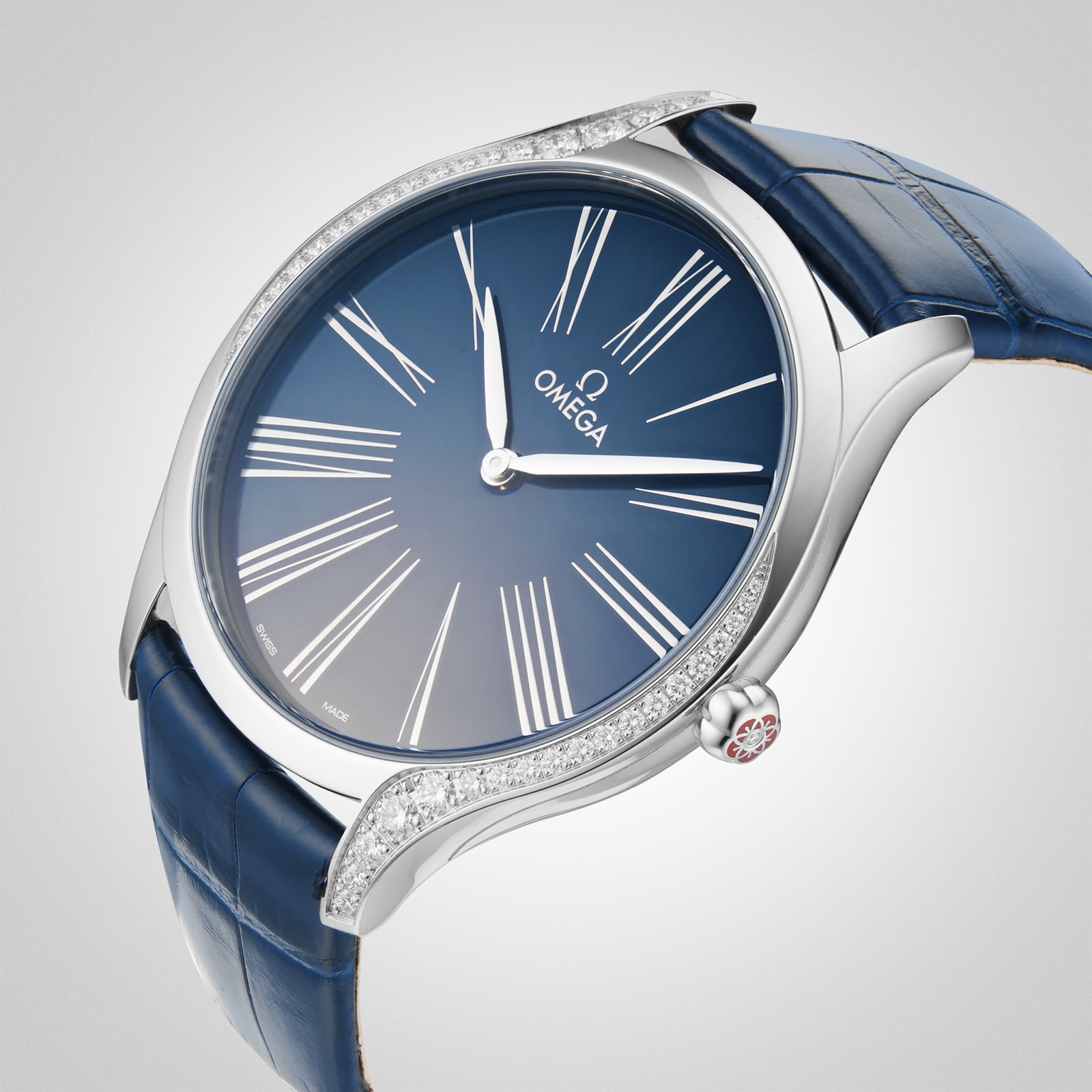 Omega De Ville Tr sor 39mm Steel On Leather Strap O42818396003001 omega-de-ville-tr-sor-39mm-steel-on-leather-strap-o42818396003001