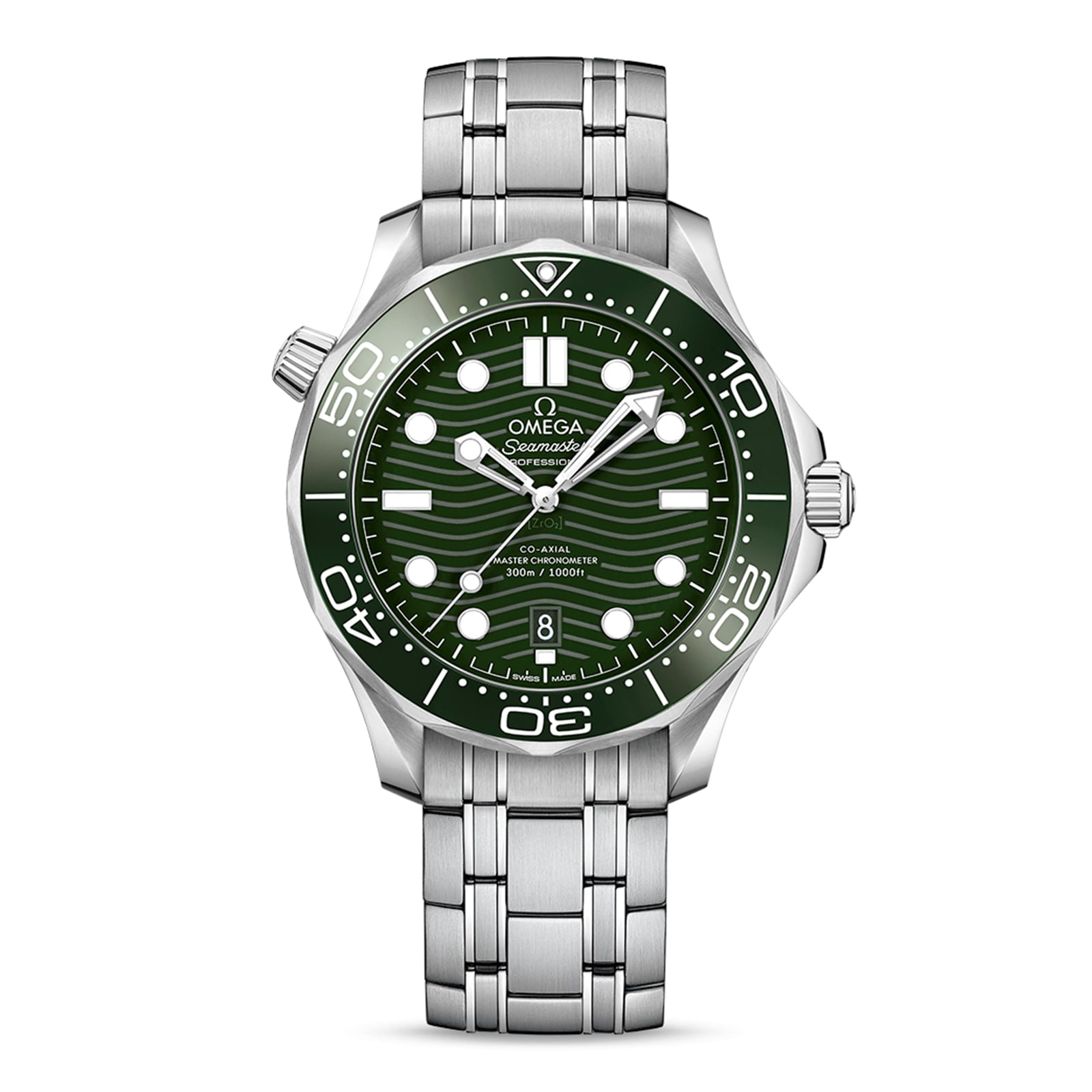 Omega Seamaster Diver 300m Co-Axial Master Chronometer 42mm Mens Watch Green Omega Seamaster Diver 300m Co-Axial Master Chronometer 42mm Mens Watch Green