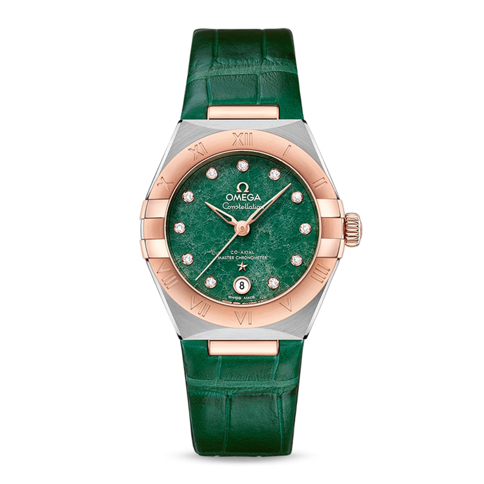 Omega Constellation Co-Axial Master Chronometer 29mm Ladies Watch Green Omega Constellation Co-Axial Master Chronometer 29mm Ladies Watch Green