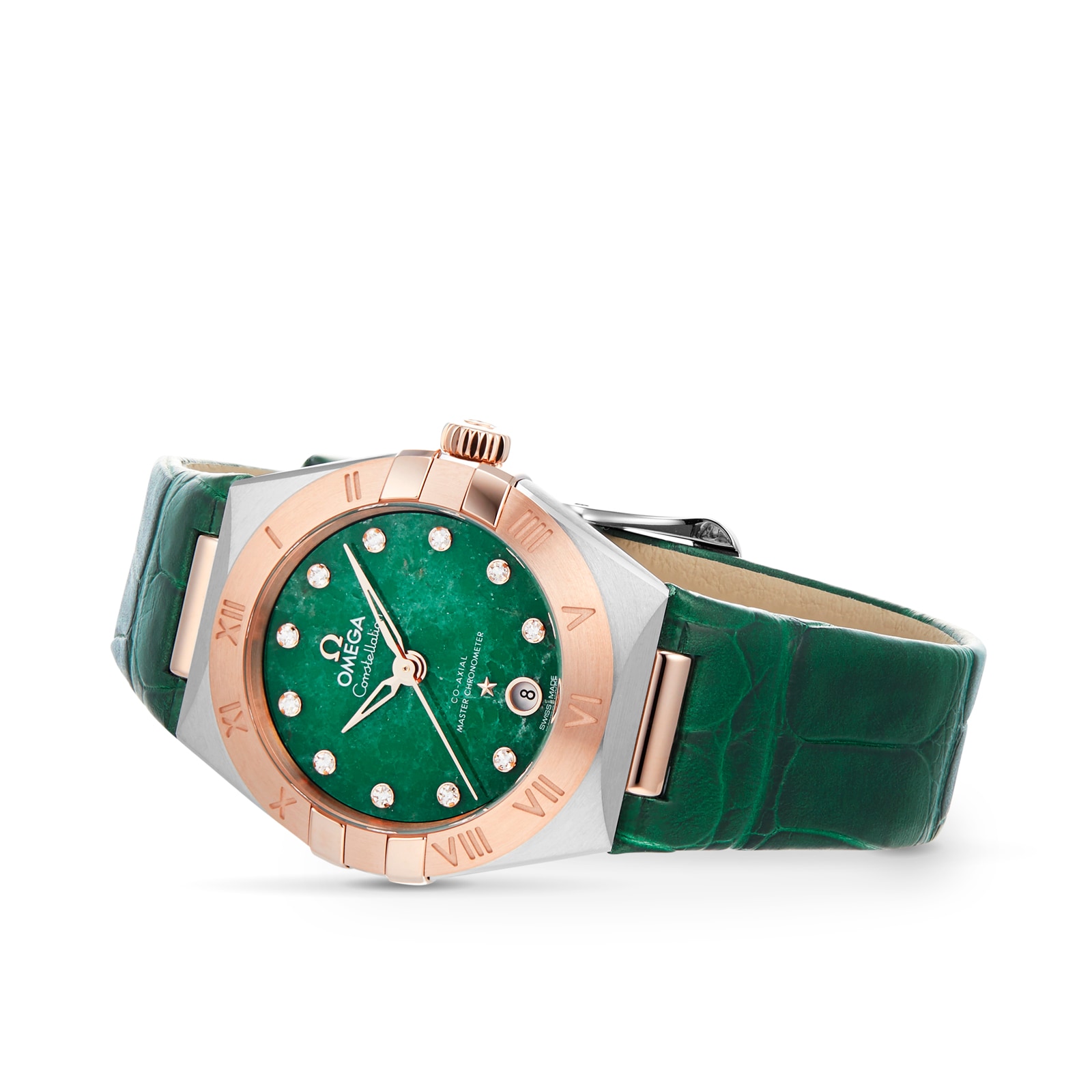 Omega Constellation Co-Axial Master Chronometer 29mm Ladies Watch Green Omega Constellation Co-Axial Master Chronometer 29mm Ladies Watch Green