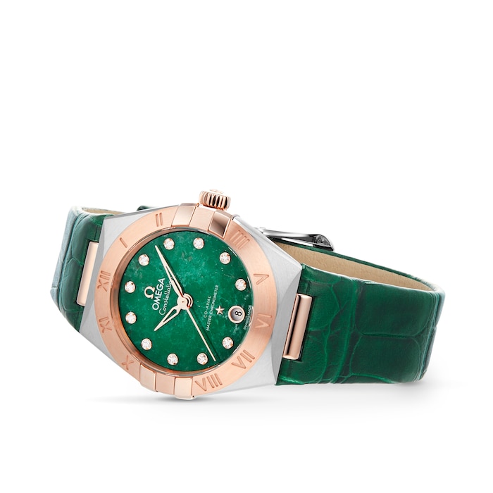 Omega Constellation Co-Axial Master Chronometer 29mm Ladies Watch Green