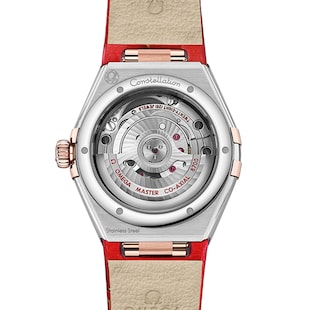 Omega Constellation Co-Axial Master Chronometer 29mm Ladies Watch Red