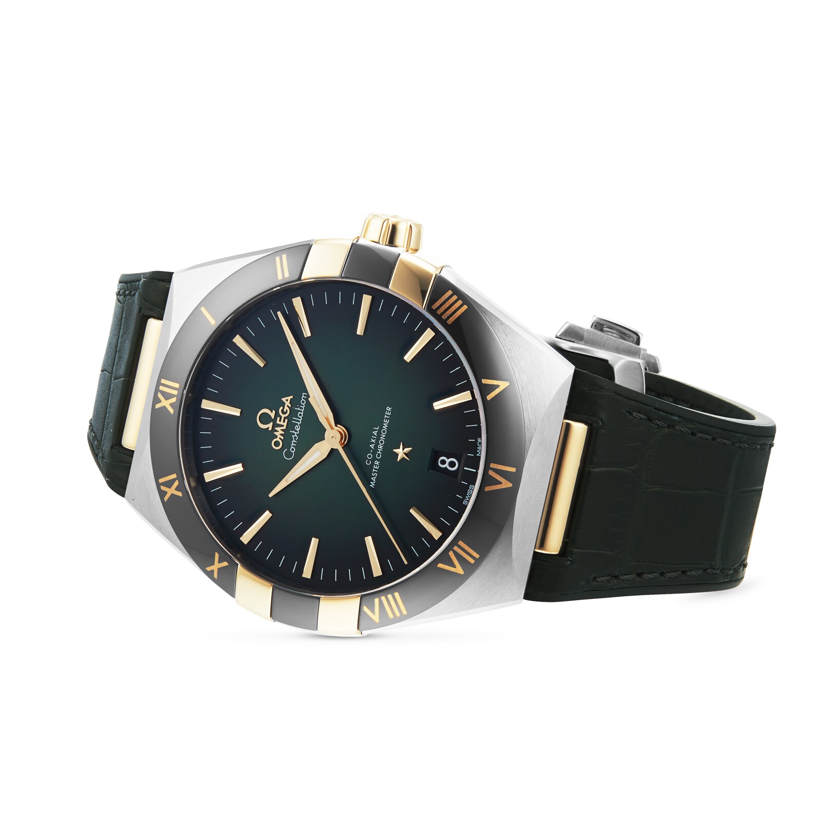 Omega Constellation Co-Axial Master Chronometer 41mm Mens Watch Green