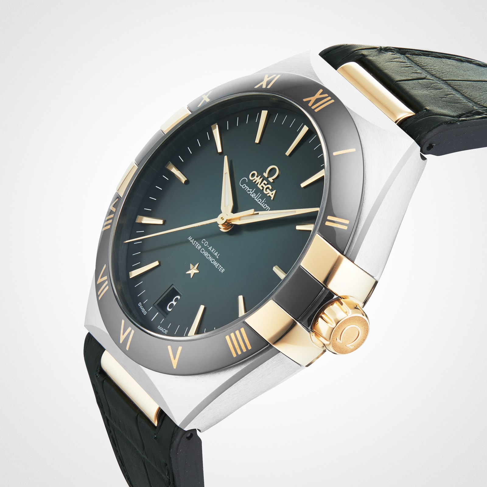 Omega Constellation Co-Axial Master Chronometer 41mm Mens Watch Green