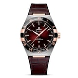 Omega Constellation Co-Axial Master Chronometer 41mm Mens Watch Red