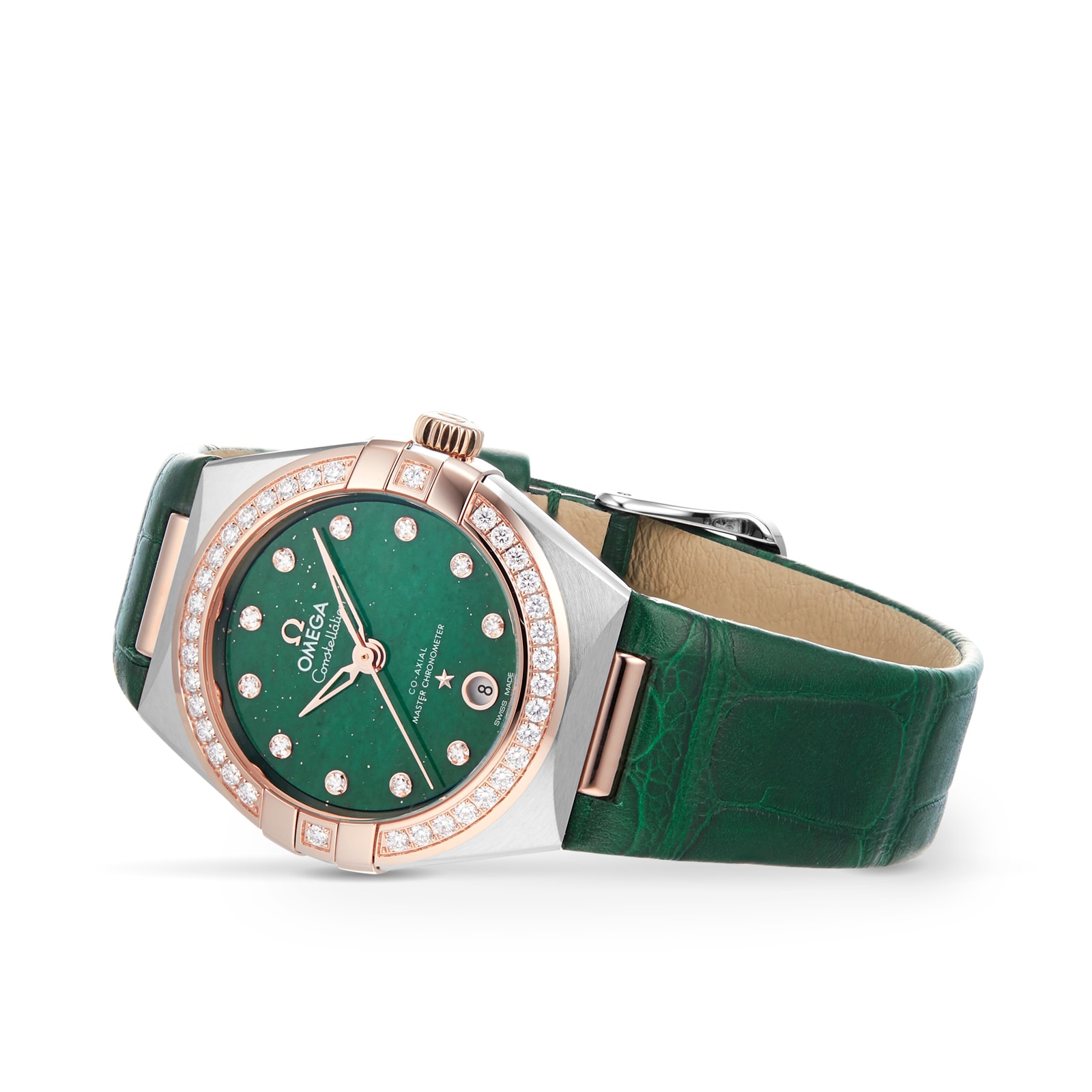 Omega Constellation Co-Axial Master Chronometer 29mm Ladies Watch Green
