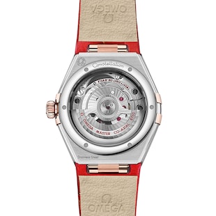 Omega Constellation Co-Axial Master Chronometer 29mm Ladies Watch Red