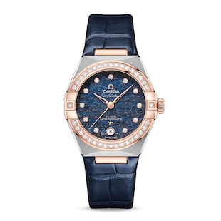 Omega Constellation Co-Axial Master Chronometer 29mm Ladies Watch Blue