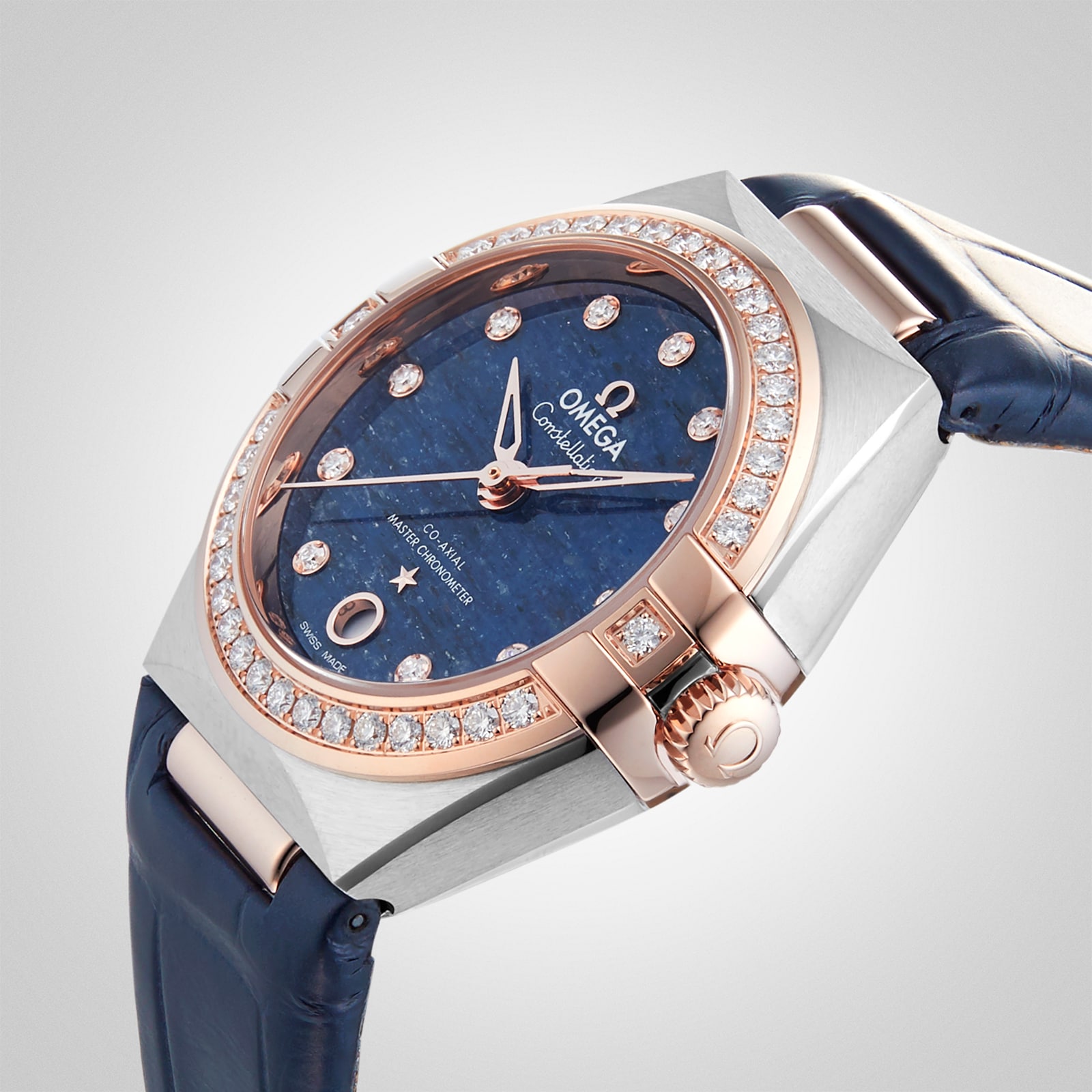 Omega Constellation Co-Axial Master Chronometer 29mm Ladies Watch Blue Omega Constellation Co-Axial Master Chronometer 29mm Ladies Watch Blue
