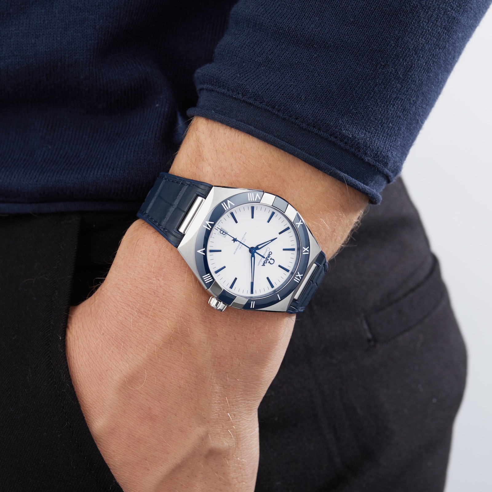 Omega Constellation Co-Axial Master Chronometer 41mm Mens Watch White