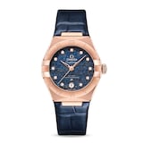 Omega Constellation Co-Axial Master Chronometer 29mm Ladies Watch Blue