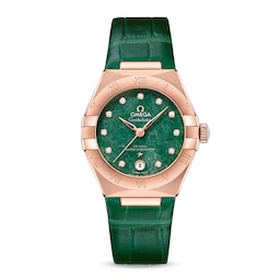 17331930 - Constellation Co-Axial Master Chronometer 29mm Ladies Watch Green