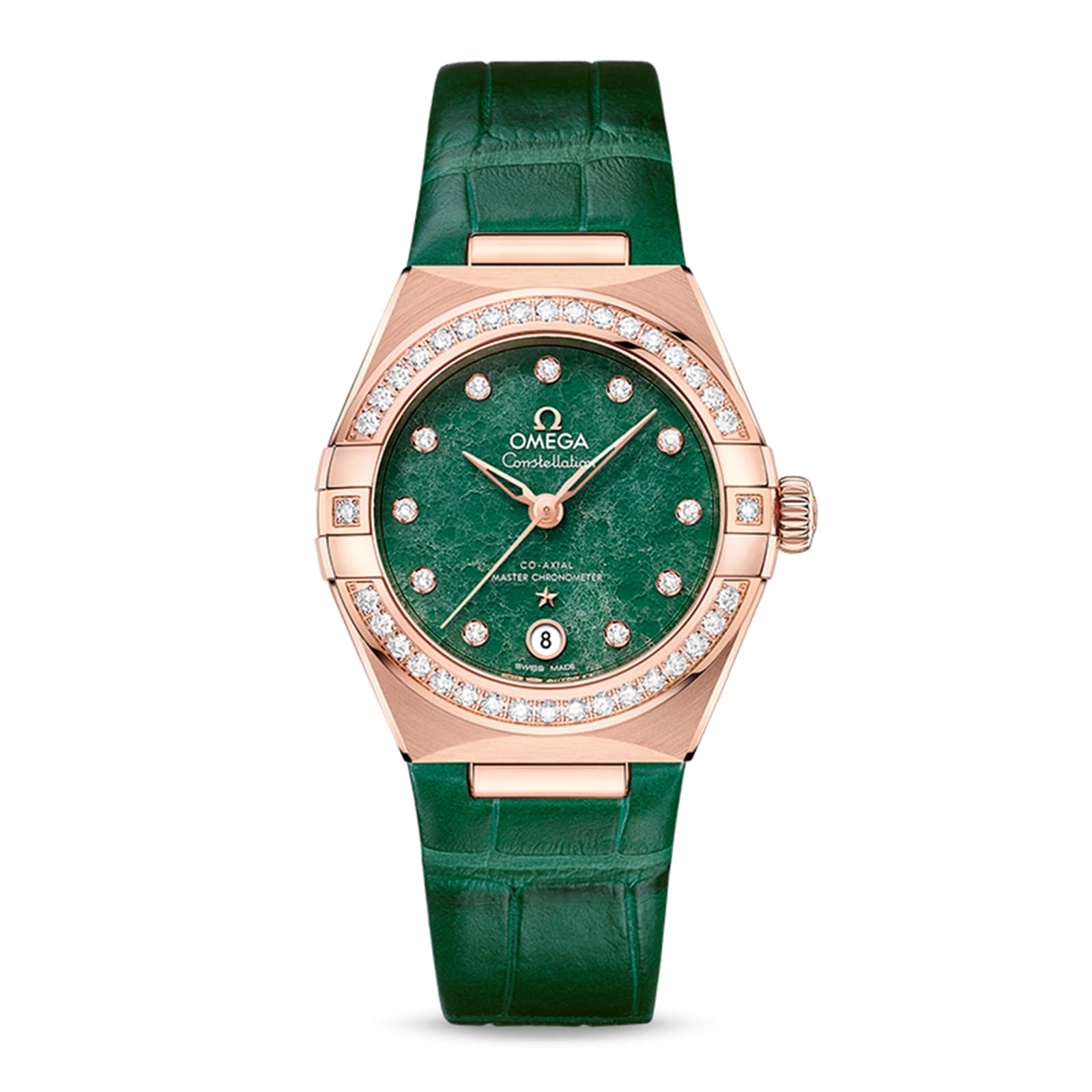 Omega Constellation Co-Axial Master Chronometer 29mm Ladies Watch Green