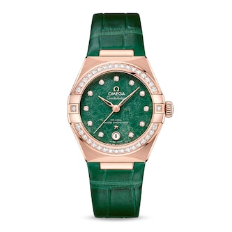 Omega Constellation Co-Axial Master Chronometer 29mm Ladies Watch Green