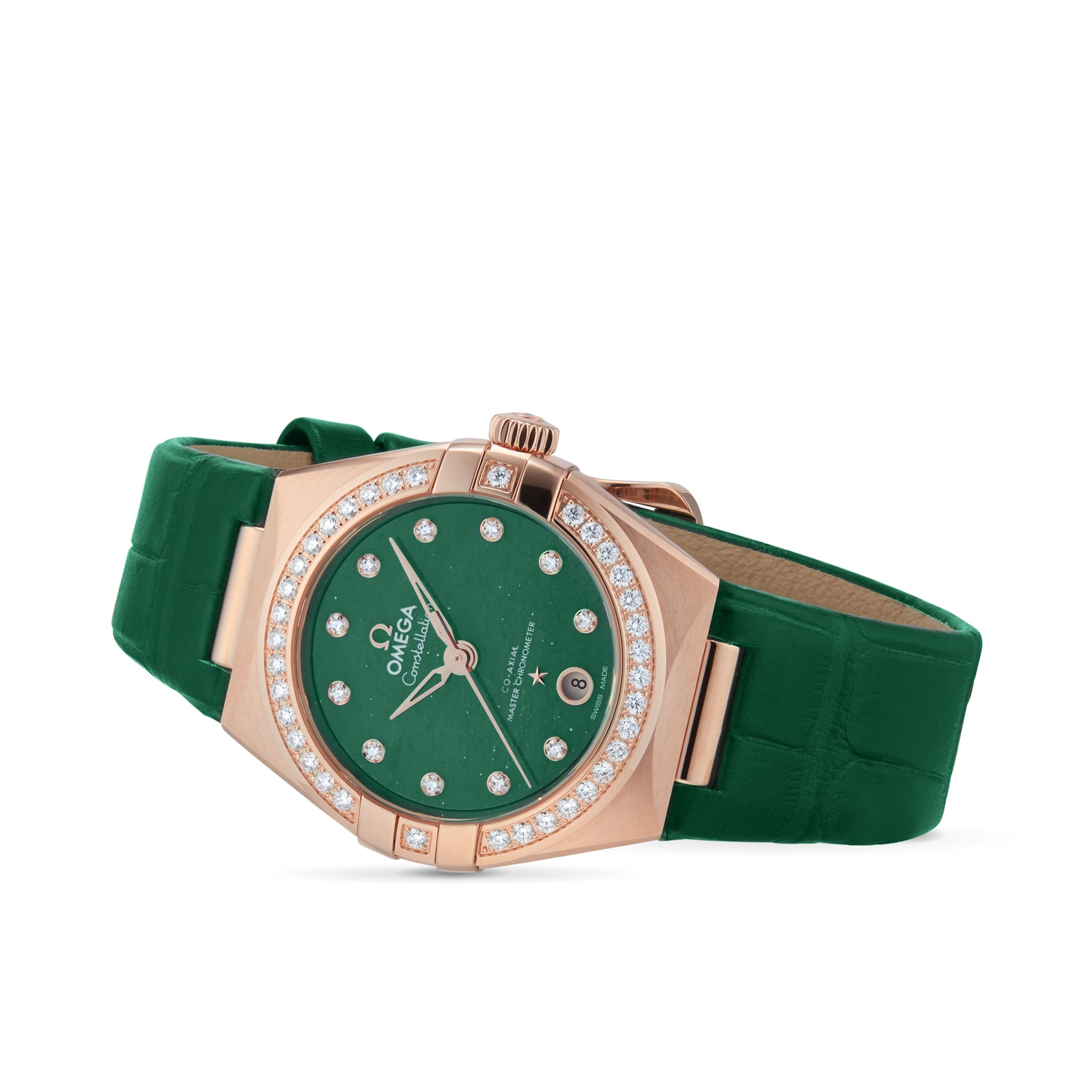 Omega Constellation Co-Axial Master Chronometer 29mm Ladies Watch Green Omega Constellation Co-Axial Master Chronometer 29mm Ladies Watch Green
