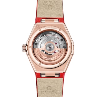 Omega Constellation Co-Axial Master Chronometer 29mm Ladies Watch Red