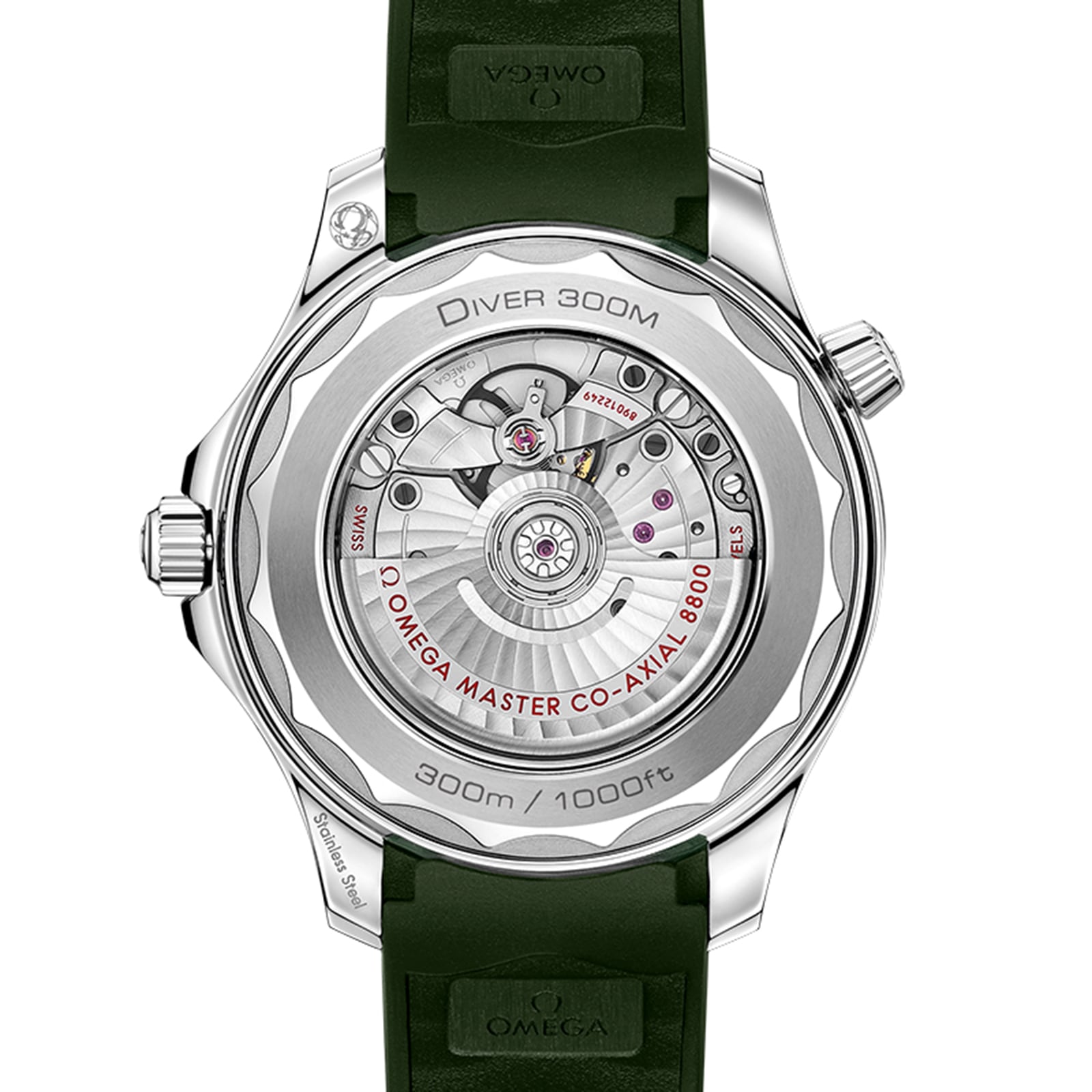 Omega Seamaster Diver 300m Co-Axial Master Chronometer 42mm Mens Watch Green