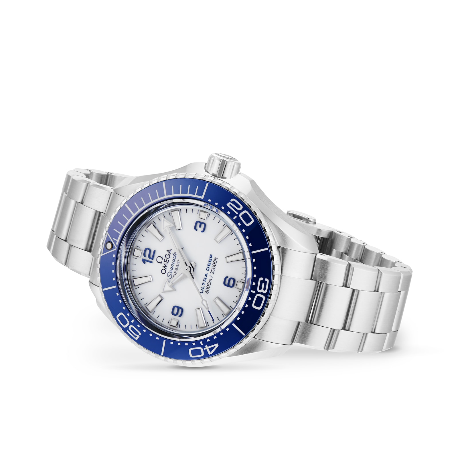 Omega Seamaster Planet Ocean Ultra Deep 6000m Co-Axial Master Chronometer 45.5mm Mens Watch White