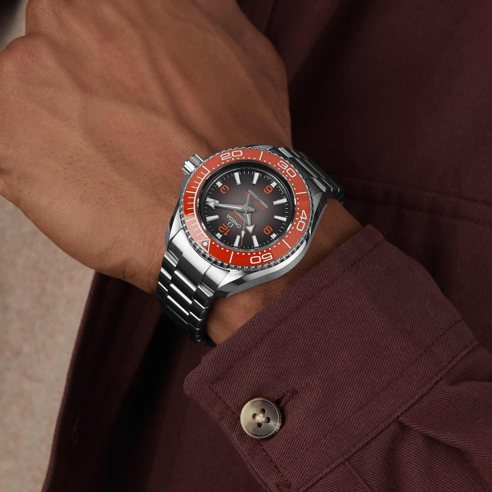 Omega Seamaster Planet Ocean Ultra Deep 6000m Co-Axial Master Chronometer 45.5mm Mens Watch grey