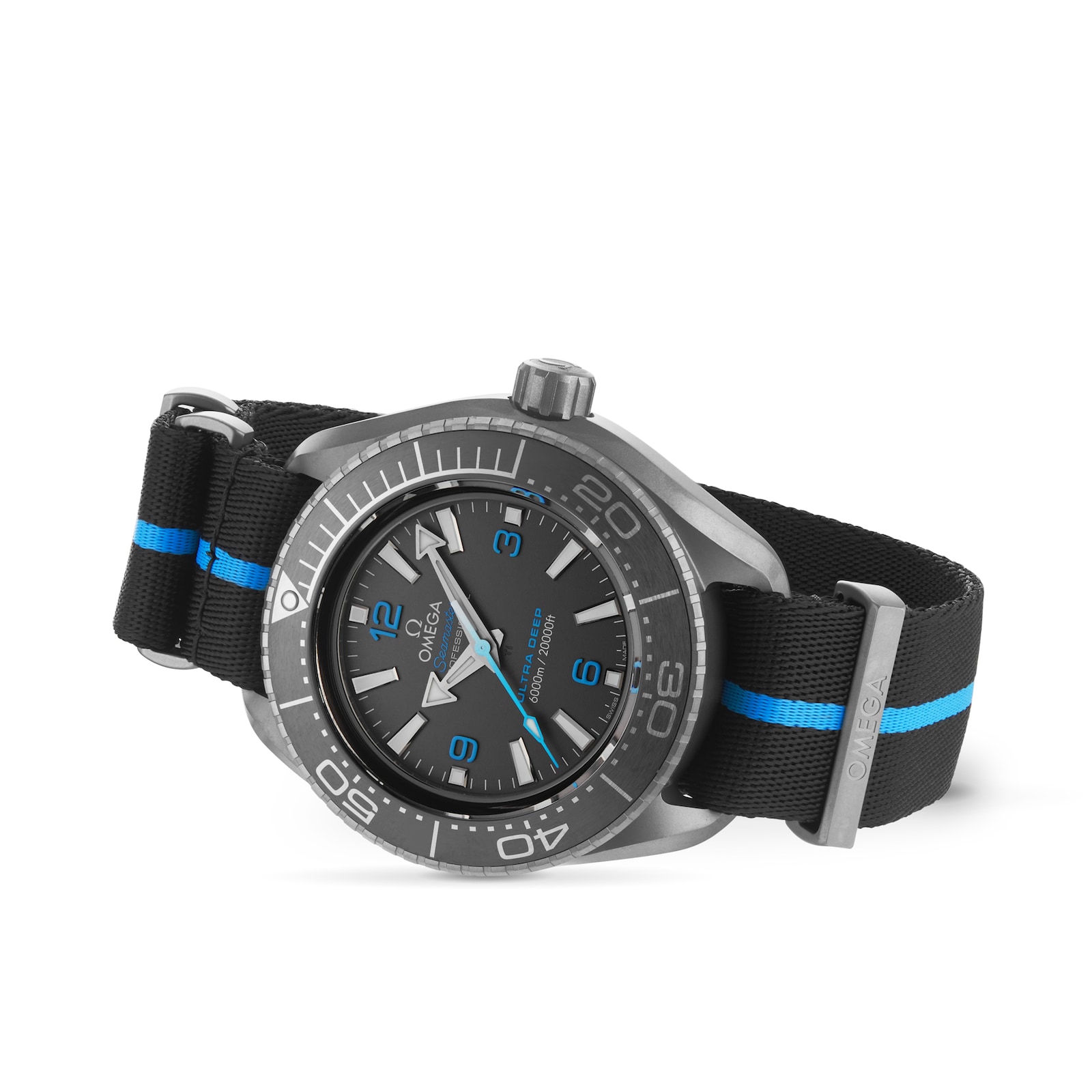 Omega Seamaster Planet Ocean Ultra Deep 6000m Co-Axial Master Chronometer 45.5mm Mens Watch Black