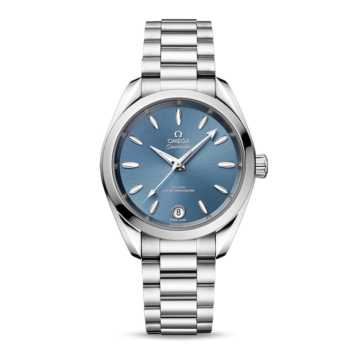 Omega Seamaster Aqua Terra 150m Co-Axial Master Chronometer 34mm Ladies Watch Blue