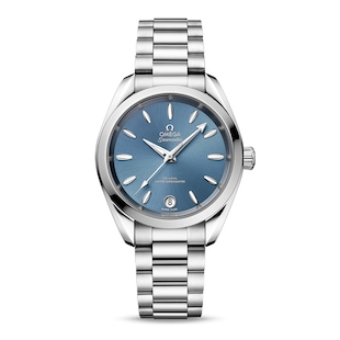 Omega Seamaster Aqua Terra 150m Co-Axial Master Chronometer 34mm Ladies Watch Blue