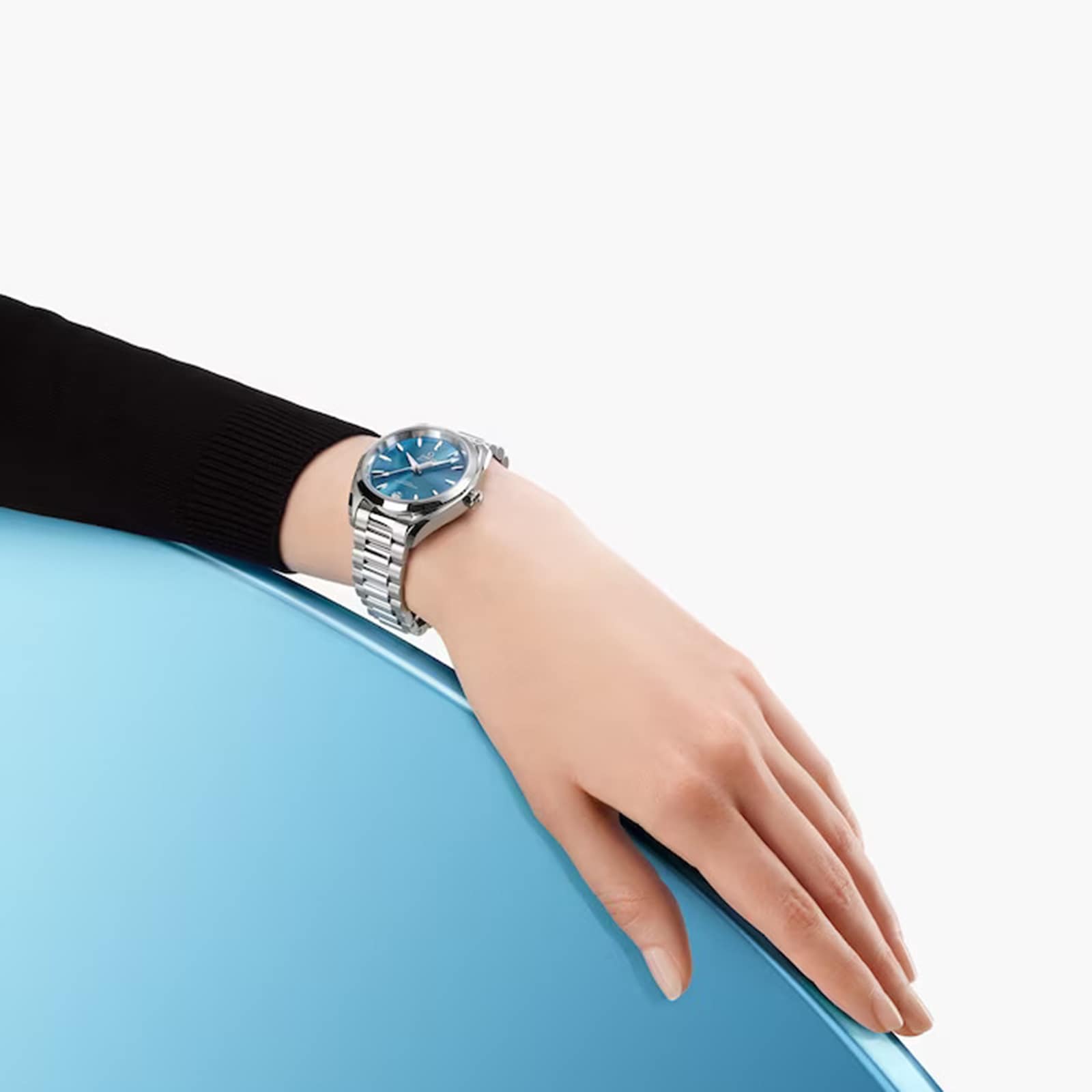 Omega Seamaster Aqua Terra 150m Co-Axial Master Chronometer 34mm Ladies Watch Blue