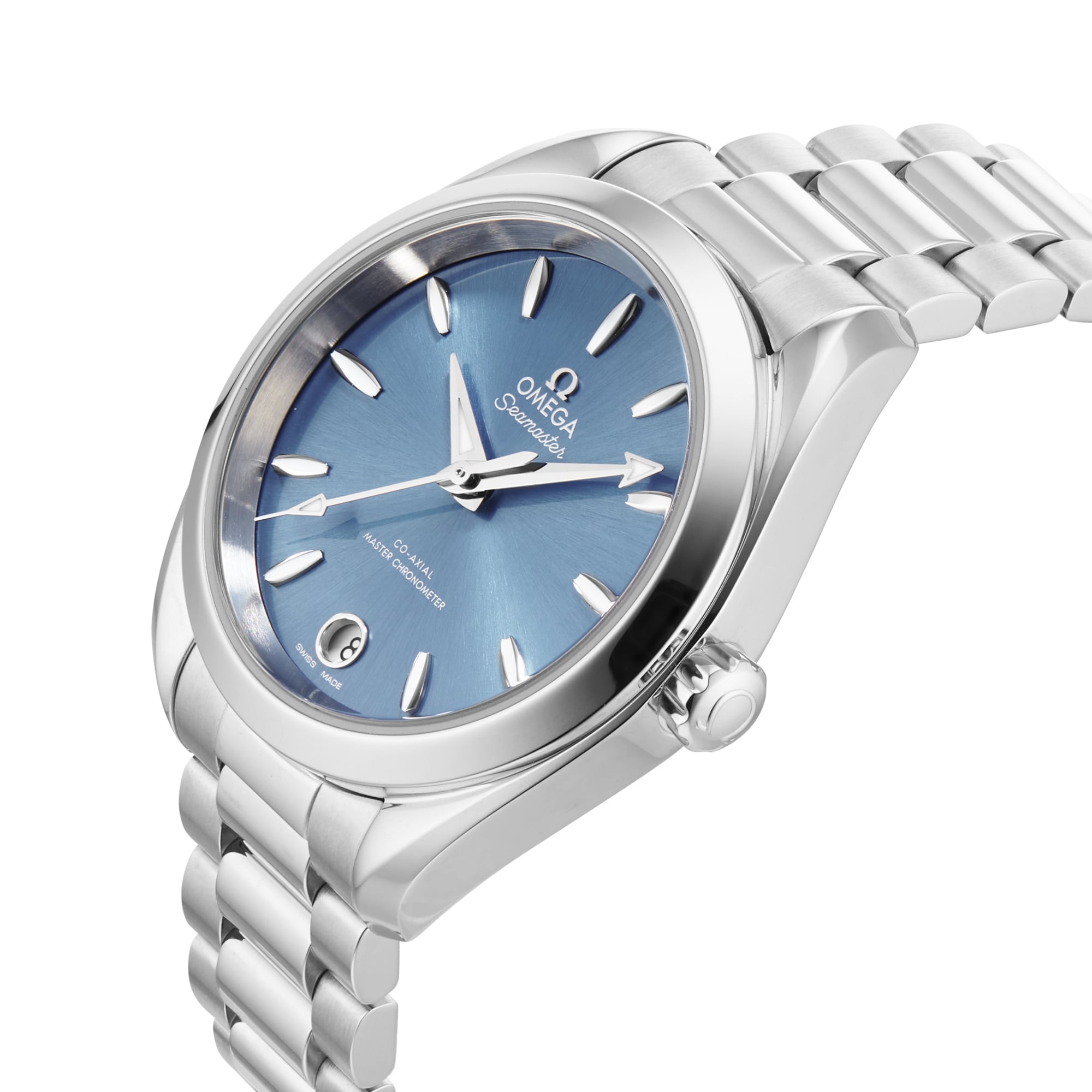 Omega seamaster ladies blue best sale