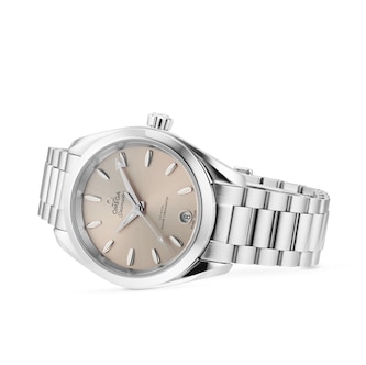 Omega Seamaster Aqua Terra 150m Co-Axial Master Chronometer 34mm Ladies Watch Sandstone