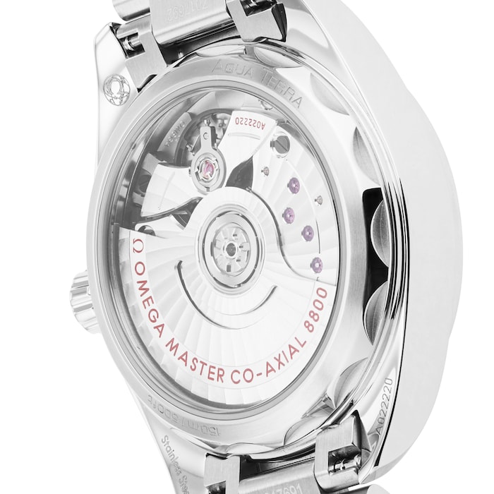 Omega Seamaster Aqua Terra 150m Co-Axial Master Chronometer 34mm Ladies Watch Ivory