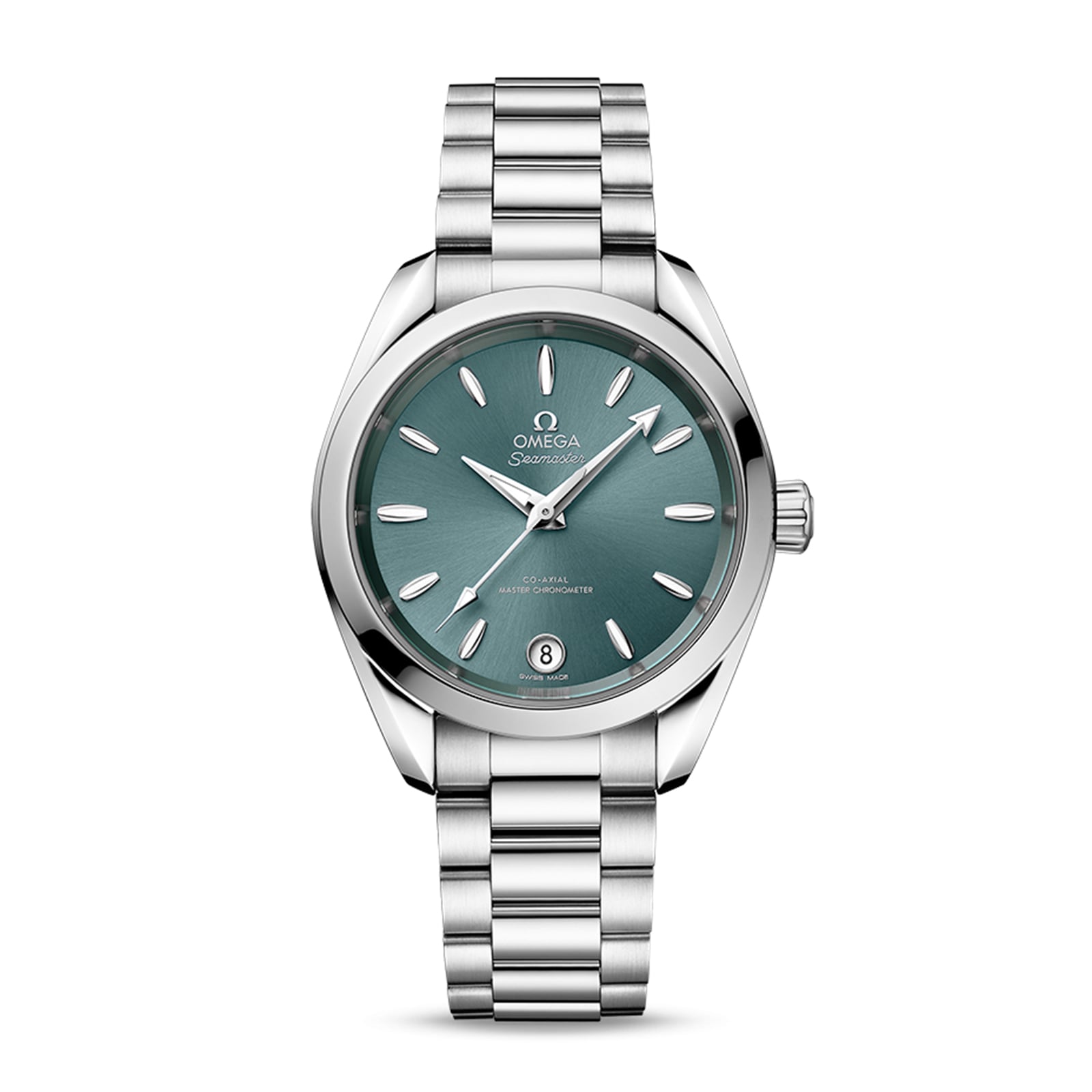 Naivo Men's Quartz Stainless Steel and Leather Watch, Color:Aqua (Model:  NAI-Watch-010) : Amazon.in: Fashion