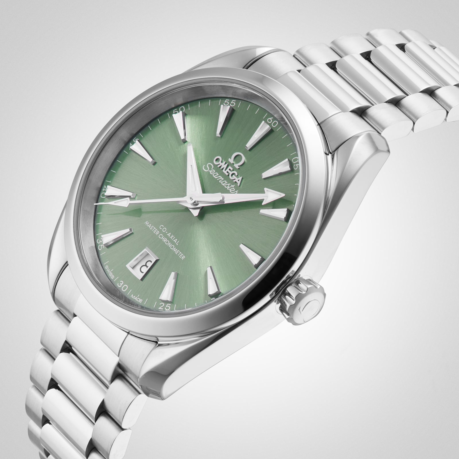 Omega Seamaster Aqua Terra 150m Co-Axial Master Chronometer 38mm Unisex Watch Green