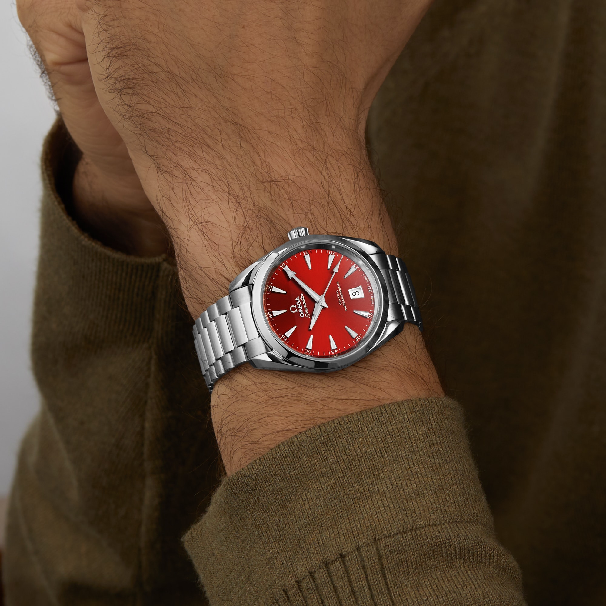 Omega Seamaster Aqua Terra 150m Co-Axial Master Chronometer 38mm Unisex Watch Terracotta Red Omega Seamaster Aqua Terra 150m Co-Axial Master Chronometer 38mm Unisex Watch Terracotta Red
