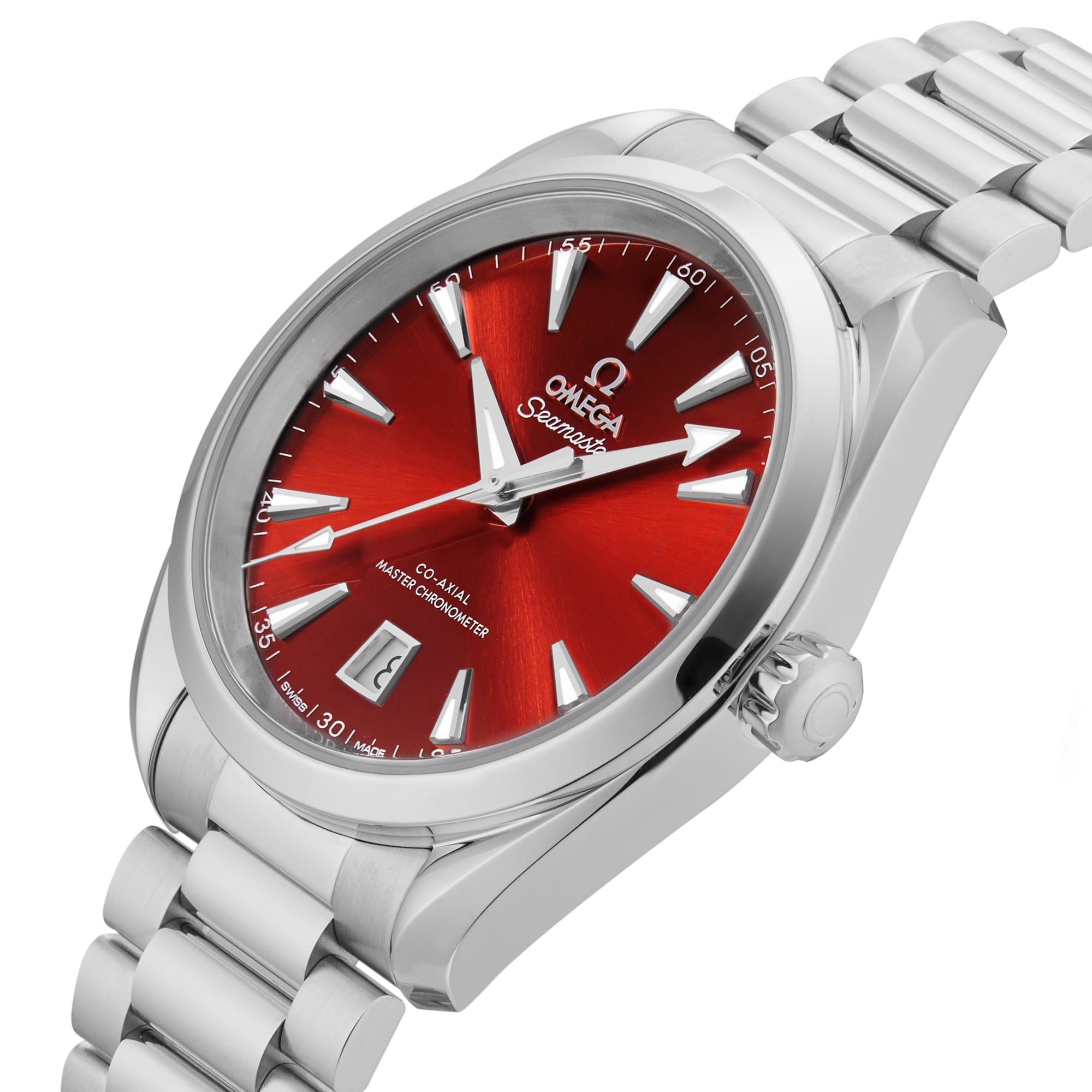 Omega Seamaster Aqua Terra 150m Co-Axial Master Chronometer 38mm Unisex Watch Terracotta Red Omega Seamaster Aqua Terra 150m Co-Axial Master Chronometer 38mm Unisex Watch Terracotta Red