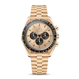 Omega Speedmaster Moonwatch Professional Co-Axial Master Chronometer Chronograph 42mm Mens Watch Gold