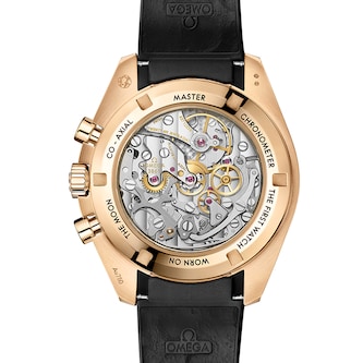 Omega Speedmaster Moonwatch Professional Co-Axial Master Chronometer Chronograph 42mm Mens Watch Yellow