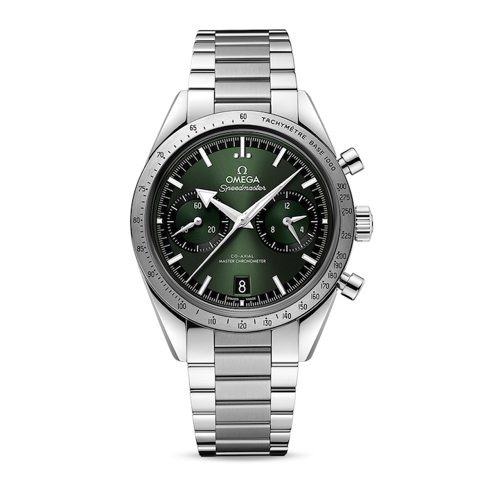Omega Speedmaster 57 Co-Axial Master Chronometer Chronograph 40.5mm Mens Watch Green