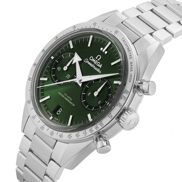 Omega Speedmaster 57 Co-Axial Master Chronometer Chronograph 40.5mm Mens Watch Green