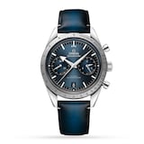 Omega Speedmaster 57 Co-Axial Master Chronometer Chronograph 40.5mm Mens Watch Blue