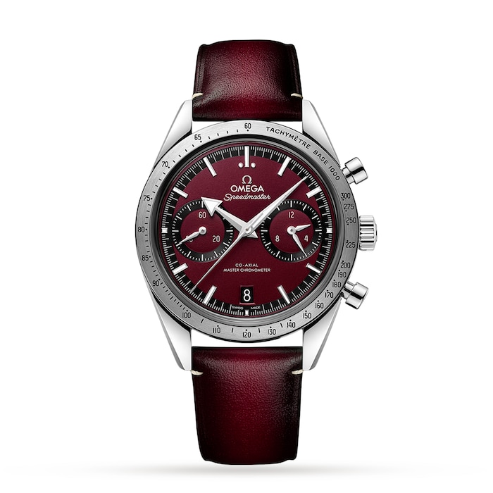 Omega Speedmaster 57 Co-Axial Master Chronometer Chronograph 40.5mm Mens Watch Red