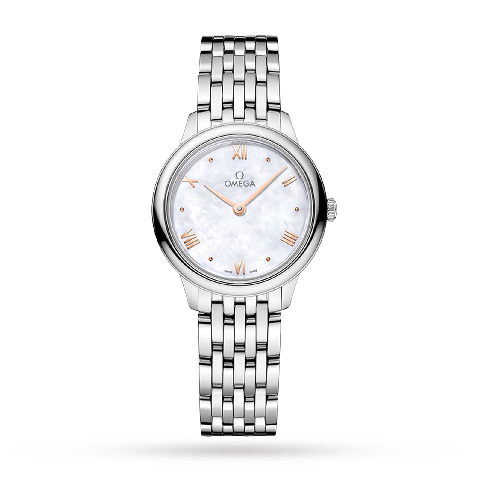 Omega De Ville Prestige Quartz 27.5mm Ladies Watch White Omega De Ville Prestige Quartz 27.5mm Ladies Watch White