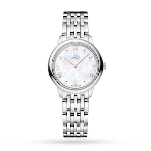 Omega De Ville Prestige Quartz 27.5mm Ladies Watch White