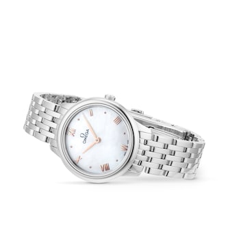 Omega De Ville Prestige Quartz 27.5mm Ladies Watch White Omega De Ville Prestige Quartz 27.5mm Ladies Watch White