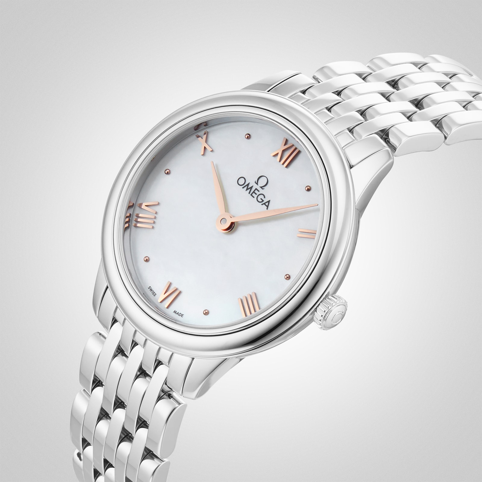 Omega De Ville Prestige Quartz 27.5mm Ladies Watch White Omega De Ville Prestige Quartz 27.5mm Ladies Watch White