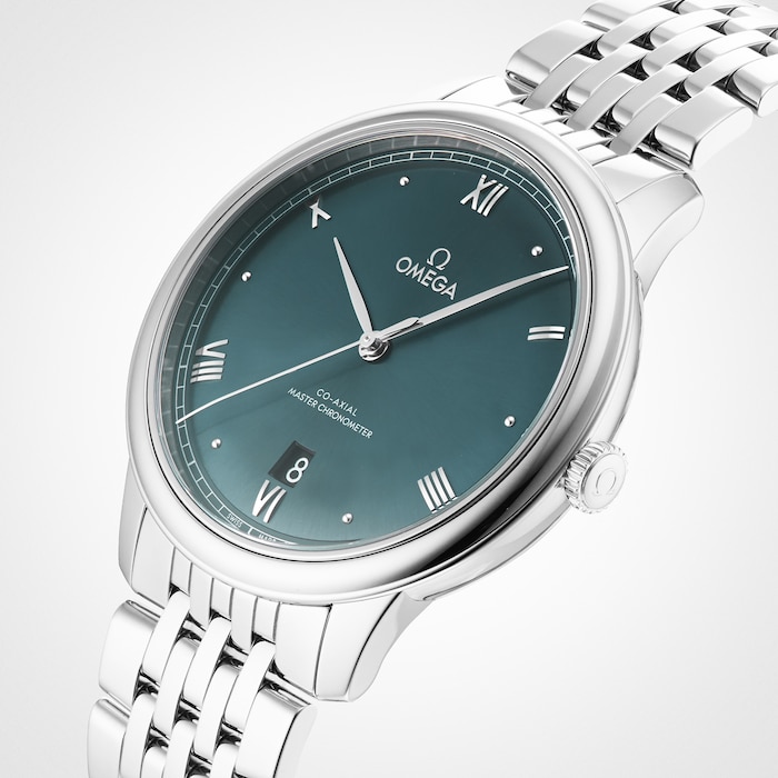Omega De Ville Prestige Co-Axial Master Chronometer 40mm Mens Watch Green